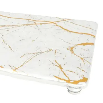 My Glass Studio Long Serving Board, White - Set of 3 - 50.0 x 18.0 x 2 cm