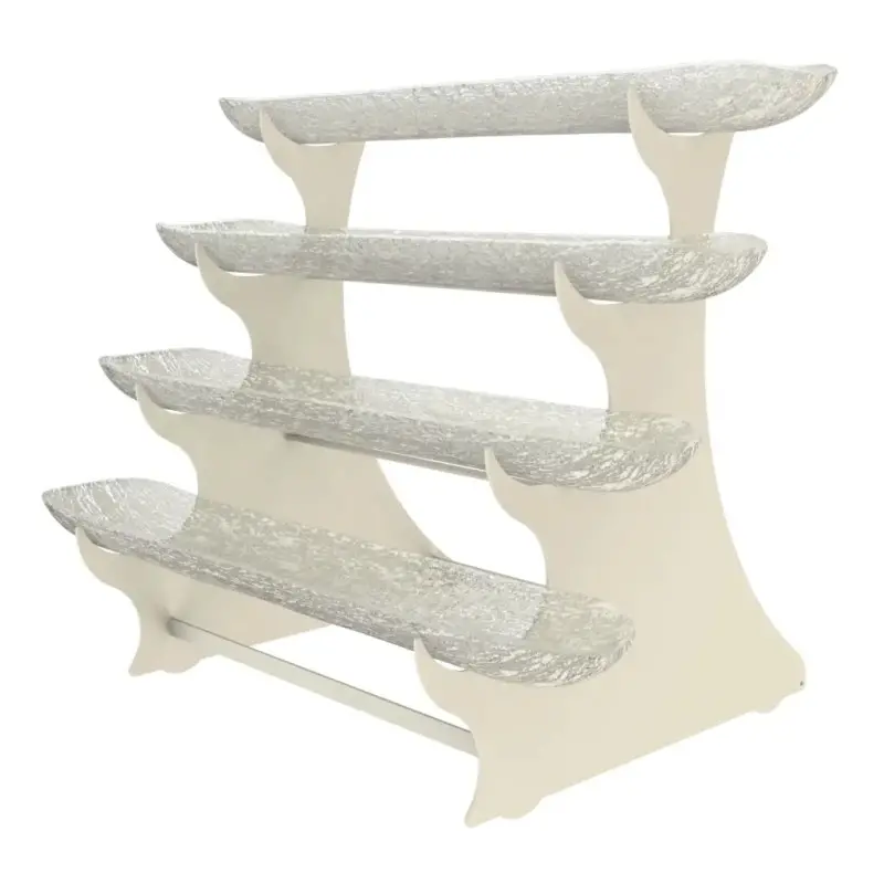 My Glass Studio Serving Bowl & Stand, Cream - Set of 2 - 61.0 x 45.0 x 49.0 cm My Glass Studio Serving Bowl & Stand, Cream - Set of 2 - 61.0 x 45.0 x 49.0 cm