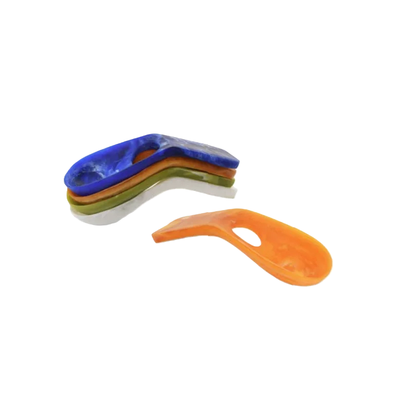 Fortuna Collection Spoon Rest Orange - 10 in L x 3.2 in W x 2.36 in H