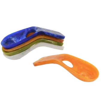Fortuna Collection Spoon Rest Green - 10 in L x 3.2 in W x 2.36 in H