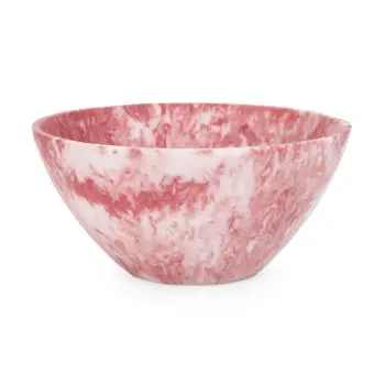 Fortuna Collection Snack Bowl Red/White - 5.5 in Dia x 3 in H