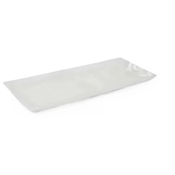Fortuna Collection Large Rectangular Platter White - 20.5 in L x 10 in W x 1 in H