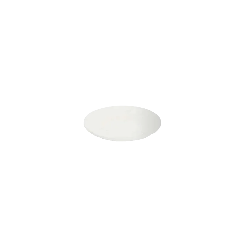 Fortuna Collection Large Plate White - 10 in Dia x 0.25 in H