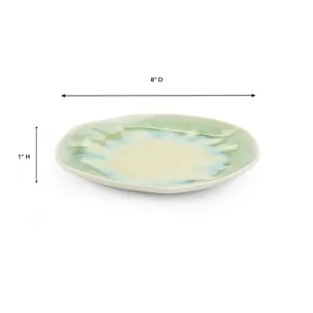 Fiore Collection Side Plate - 11 in Dia x 1.3 in H - Set of 6