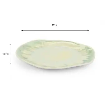 Fiore Collection Main Plate - 11 in Dia x 1.3 in H - Set of 3