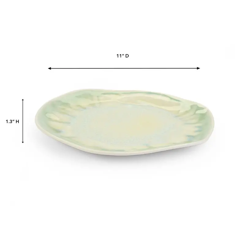 Fiore Collection Main Plate - 11 in Dia x 1.3 in H - Set of 3