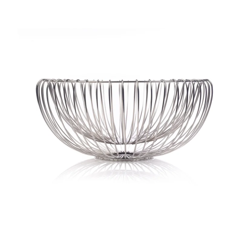 Comet Collection Metal Large Serving Bowl Silver - 14.5 in Dia x 6.5 in H
