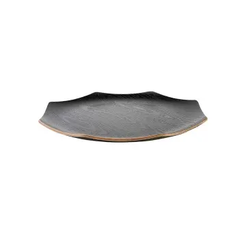 Boden Collection Small Tray Black - 13.0 in Dia x 0.7 in H - Set of 12