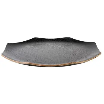 Boden Collection Large Tray Black - 19.5 in Dia x 1.4 in H - Set of 6