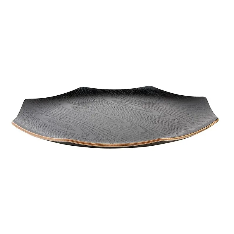 Boden Collection Large Tray Black - 19.5 in Dia x 1.4 in H - Set of 6