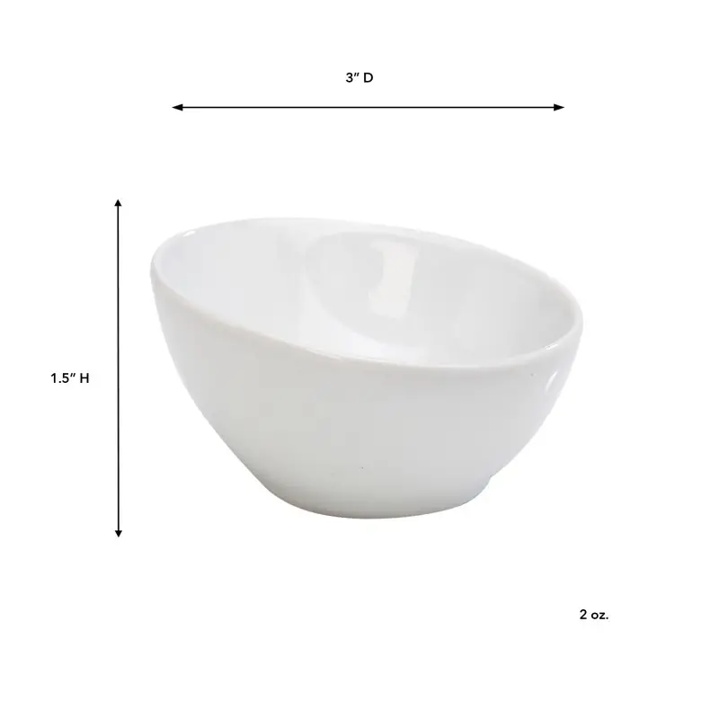 Beso Collection Bowl - 2.7 in Dia x 1.7 in H - Set of 48