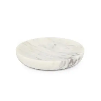 Athenian Collection Dish White - 5 in Dia x 0.98 in H