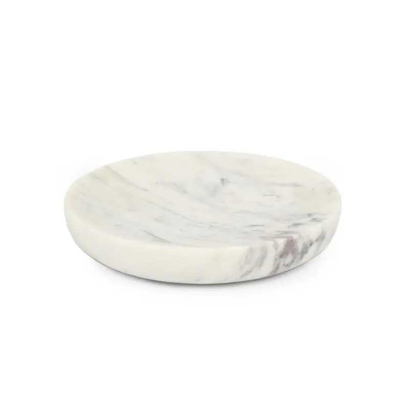 Athenian Collection Dish White - 5 in Dia x 0.98 in H