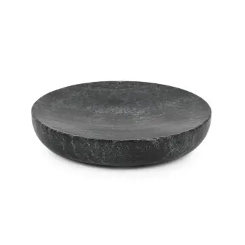 Athenian Collection Dish Black - 5 in Dia x 0.98 in H