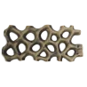 Hand Sculpted Stoneware Coral Platter in Stone Finish - 20 x 9 x 2 cm - Case of 6