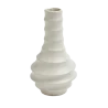 Handcrafted Stoneware Hula Pot in Unglazed White Finish - Dia: 7 cm H: 13 cm - Case of 6