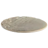 Hand Sculpted Stoneware Valley Plate in Stone Finish - Dia: 20 cm H: 2 cm - Case of 6