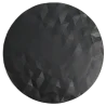 Handcrafted Stoneware Great Valley Plate in Matte Black Finish - Dia: 30 cm H: 2 cm - Case of 6