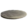 Artisanal Stoneware Great Valley Plate in Stone Finish - Dia: 30 cm H: 2 cm - Case of 6