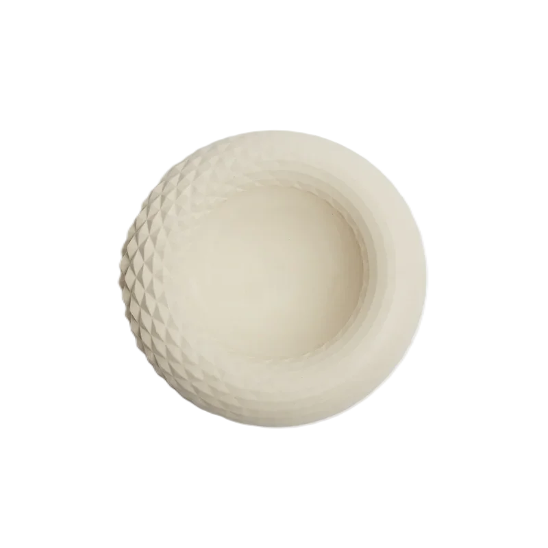 Hand Sculpted Stoneware Dragon Bowl in Clear White Finish - Dia: 20 cm H: 5 cm - Case of 6