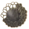 Handcrafted Stoneware Organic Mini Plate in Stone Finish - Dia: 13 cm H: 3 cm - Case of 6