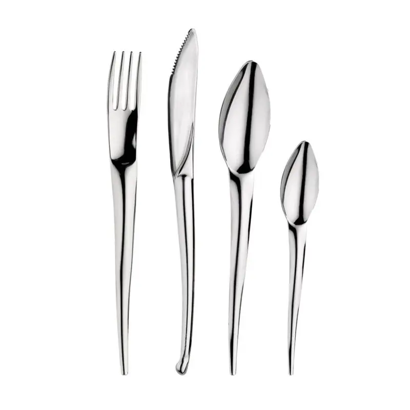 Pintinox Stainless Steel Elegant Snake Moka Spoon - Set of 24