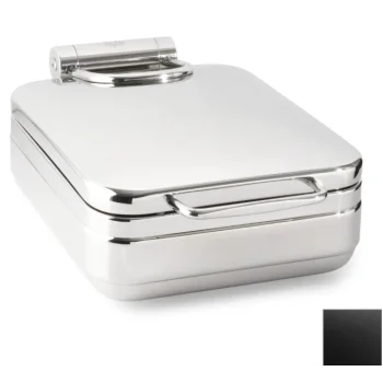 Bon Chef Black Finish Chafer - 2/3 Size - Rectangle - 6 qt.