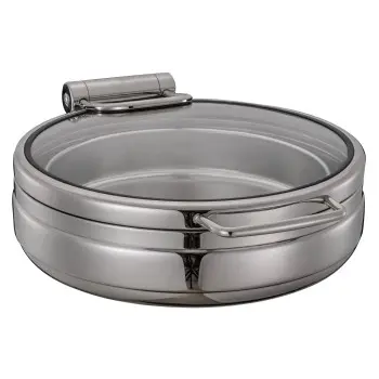 Bon Chef Magnifico Induction Chafer - Round - 8 qt. - Bianco