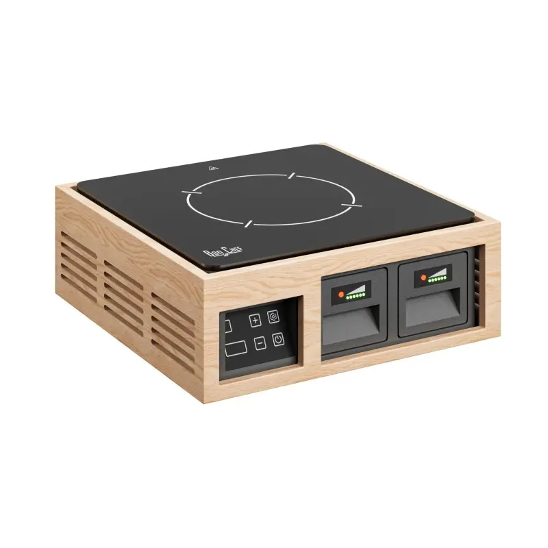 Bon Chef Wood Cover - Up for DC - 100 Induction Stove - Maple