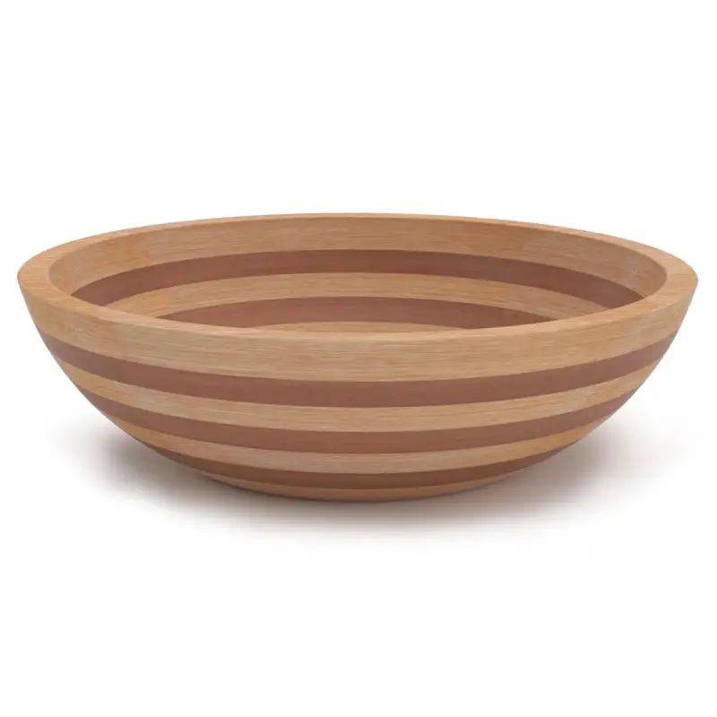 Bon Chef Wooden Bowl - Round - 17.75" x 5.12" Bon Chef Wooden Bowl - Round - 17.75" x 5.12"