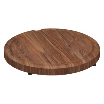 Bon Chef Carving Board - 24" Round - Black Walnut