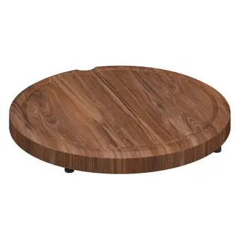 Bon Chef Carving Board - 24" Round - Black Walnut