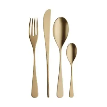 Pintinox Stainless Steel Elegant Audrey Velvet Honey Table Fork - Set of 24