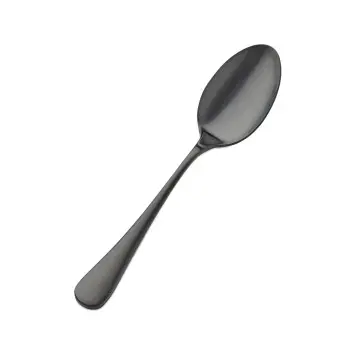 Bon Chef Como Table Serving Spoon - 8 - 1/2" - Black Matte - Set of 12