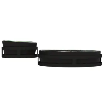 My Glass Studio Chip Dip Server, Black - Set of 2 - 29.0 x 18.5 x 8.0 cm