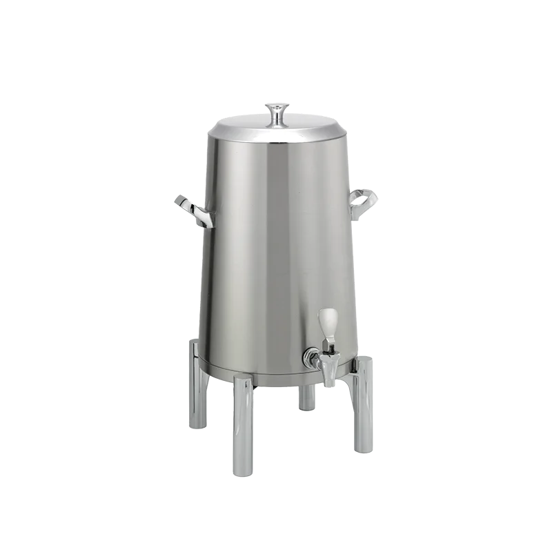 Service Ideas Brushes Stainless Steel Insulated 5 Gal. Coffee Urns Round Legs w/Flat Lid Service Ideas Brushes Stainless Steel Insulated 5 Gal. Coffee Urns Round Legs w/Flat Lid
