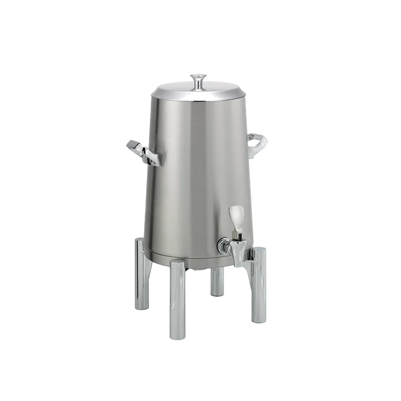 Service Ideas Brushes Stainless Steel Insulated 3 Gal. Coffee Urns Round Legs w/Flat Lid Service Ideas Brushes Stainless Steel Insulated 3 Gal. Coffee Urns Round Legs w/Flat Lid