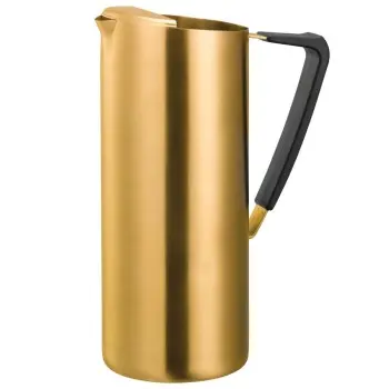 Service Ideas Water Pitcher 64 Ounce Vintage Gold Finish