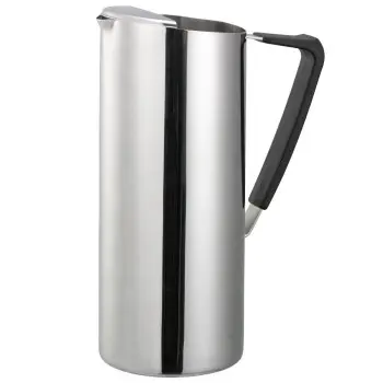Service Ideas Water Pitcher 64 Ounce Polished Stainless Steel