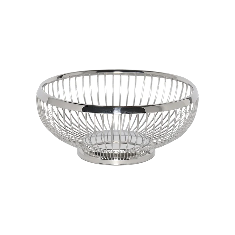 Service Ideas Wire Basket 8.5 Inch Round