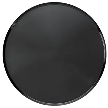 Service Ideas Modern Edge Tray 18 8 Stainless Steel With Removable Insert 14 Inch Black Onyx Finish