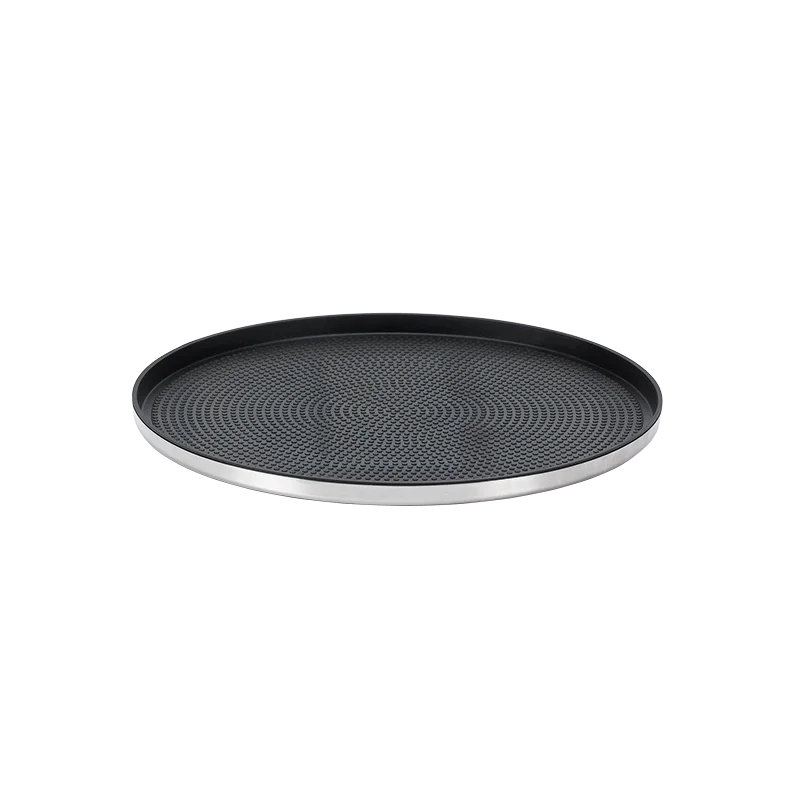 Service Ideas Modern Edge Tray 18 8 Stainless Steel With Removable Insert 12 Inch
