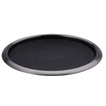 Service Ideas Tray 18 8 Stainless Steel With Removable Insert 16 x 14 Dark Tungsten Finish