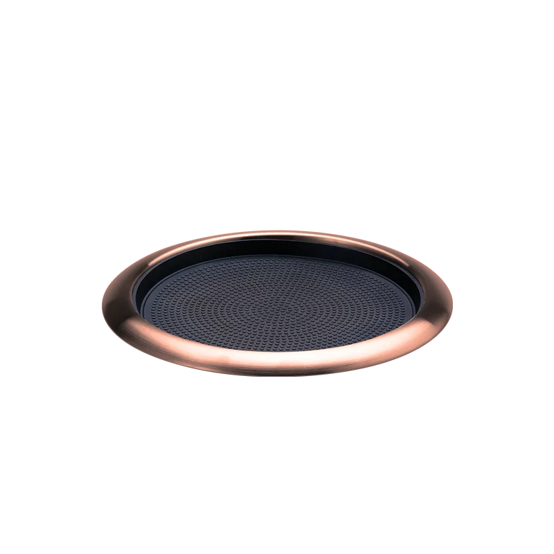 Service Ideas Tray 18 8 Rose Gold With Removable Insert 14 x 12 Service Ideas Tray 18 8 Rose Gold With Removable Insert 14 x 12