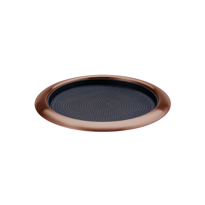 Service Ideas Tray 18 8 Stainless Steel With Removable Insert 11 x 9 Rose Gold PVD Finish Service Ideas Tray 18 8 Stainless Steel With Removable Insert 11 x 9 Rose Gold PVD Finish