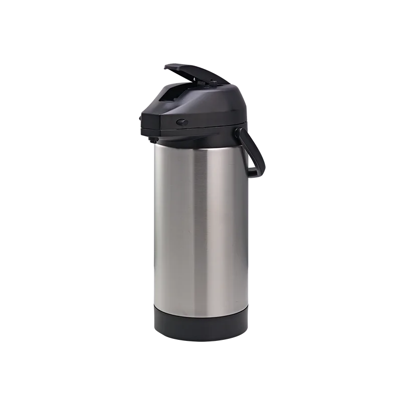 Service Ideas Airpot 3.8 Liter Lever Lid Stainless Steel Lined NSF Economy