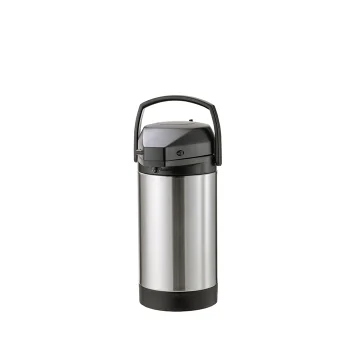 Service Ideas Airpot 3 Liter Pump Stainless Steel Lined Economy