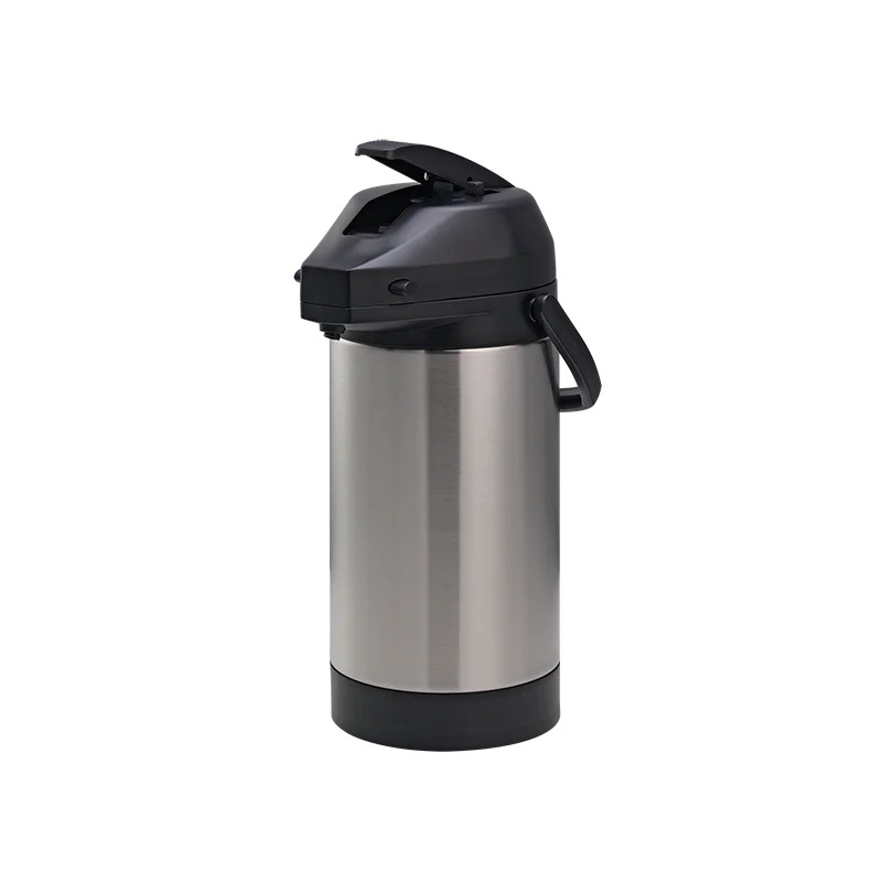 Service Ideas Airpot 3 Liter Lever Lid Stainless Steel Lined NSF Economy