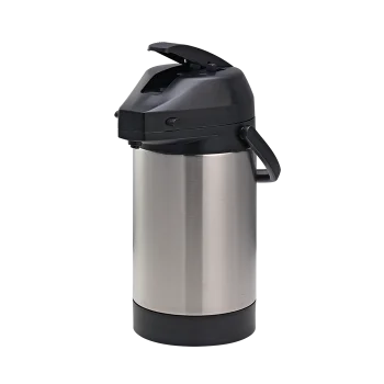 Service Ideas Airpot 2.5 Liter Lever Lid Stainless Steel Lined NSF Economy