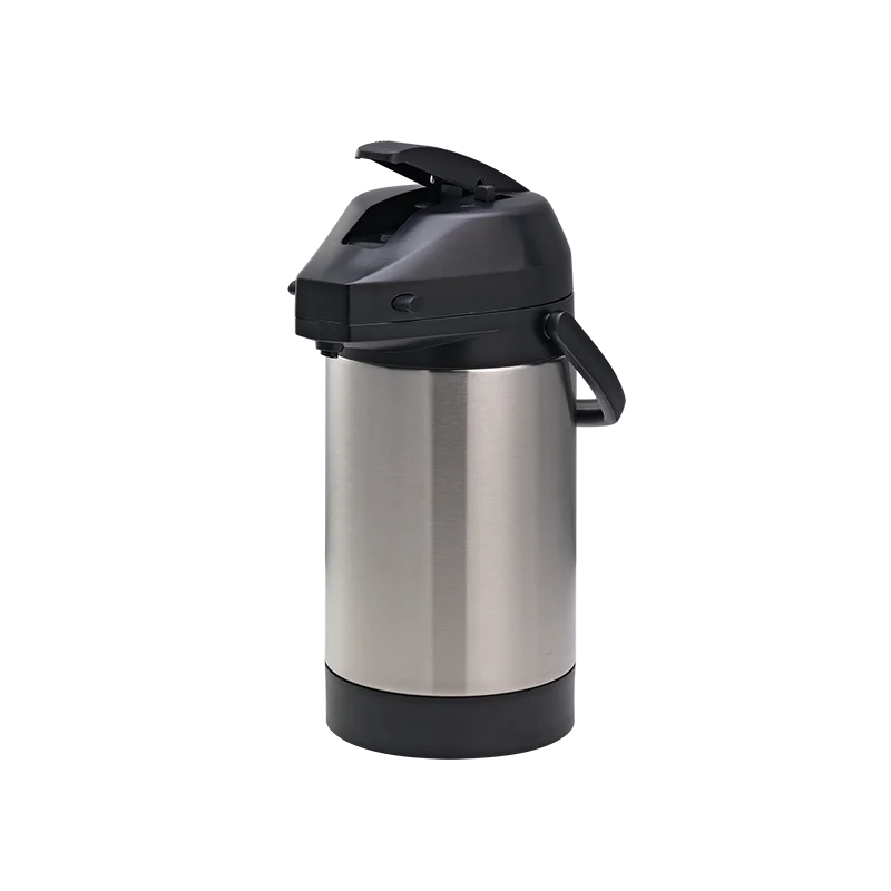 Service Ideas Airpot 2.5 Liter Lever Lid Stainless Steel Lined NSF Economy